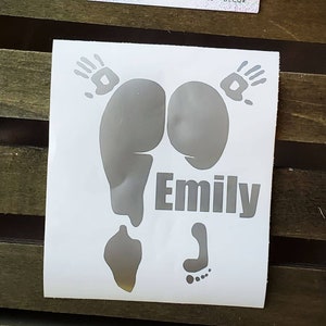 Booty Print Customizable Decal: Tik Tok Trend