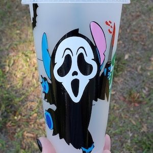 Stitch Ghost Starbucks Cup | Starbucks Cold Cup | Reusable Cup | 24oz cold cup with straw | Stitch Edition