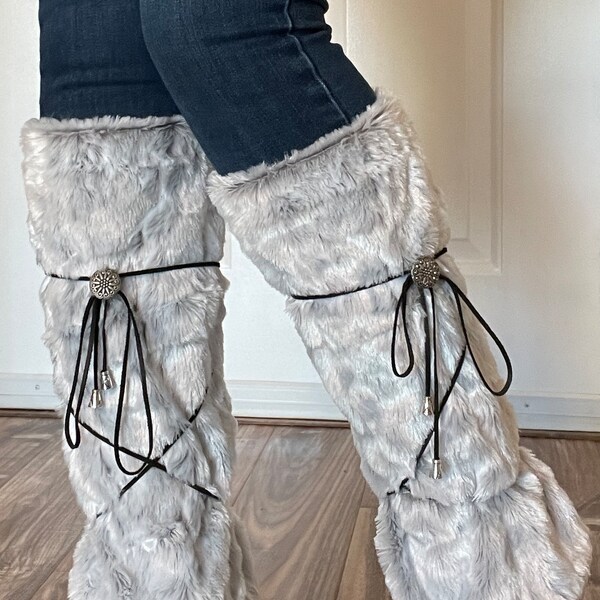 Fur Leg Warmers Etsy