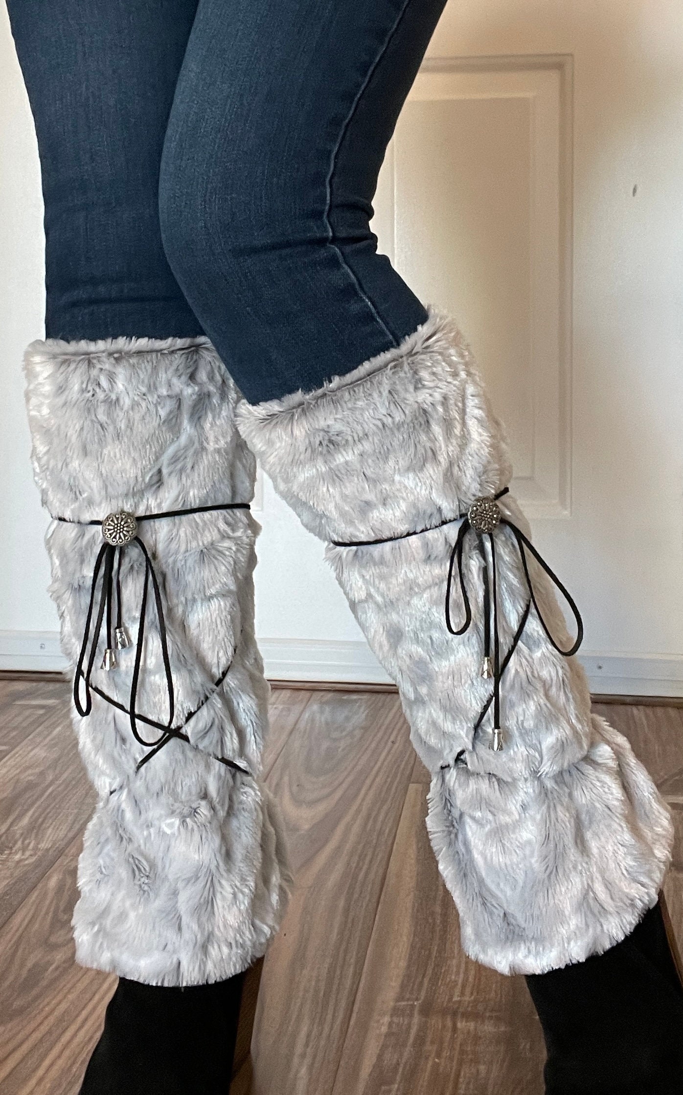 Viking Fur Leg Wraps