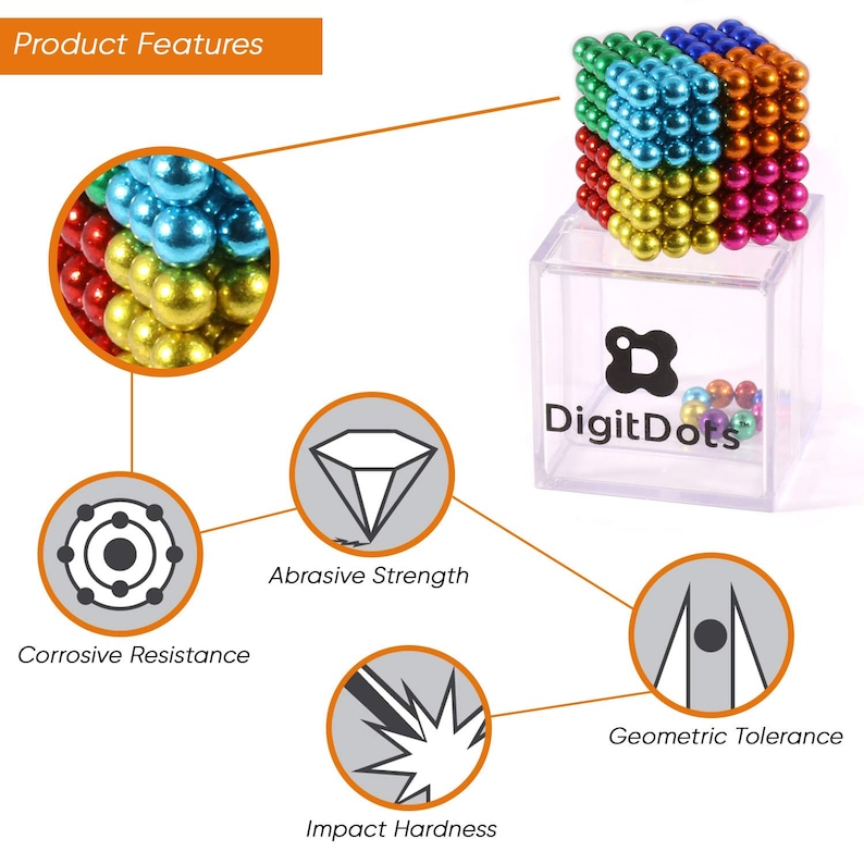 224 Pcs Fidget Balls DigitDots Multi Color Jewelry Etsy