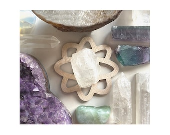 Crystal Holders - Energy Charging - Wooden Altar Plates.
