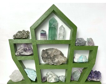 Crystal tabletop shelving | Choose Your Color