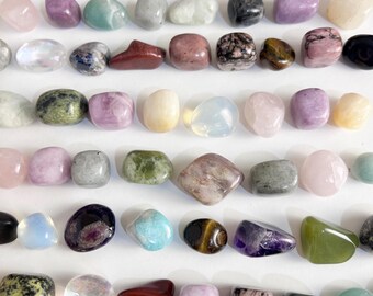 20 x Mixed Stones - Random Gemstone Grab Bag - Mixed Crystal Gems