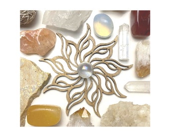 Crystal Holders - Energy Charging - Wooden Altar Plates
