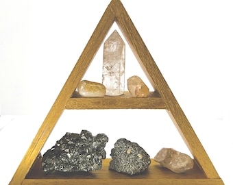 Wooden Decoration for Storing Stones, Crystals & Gems: Custom Color