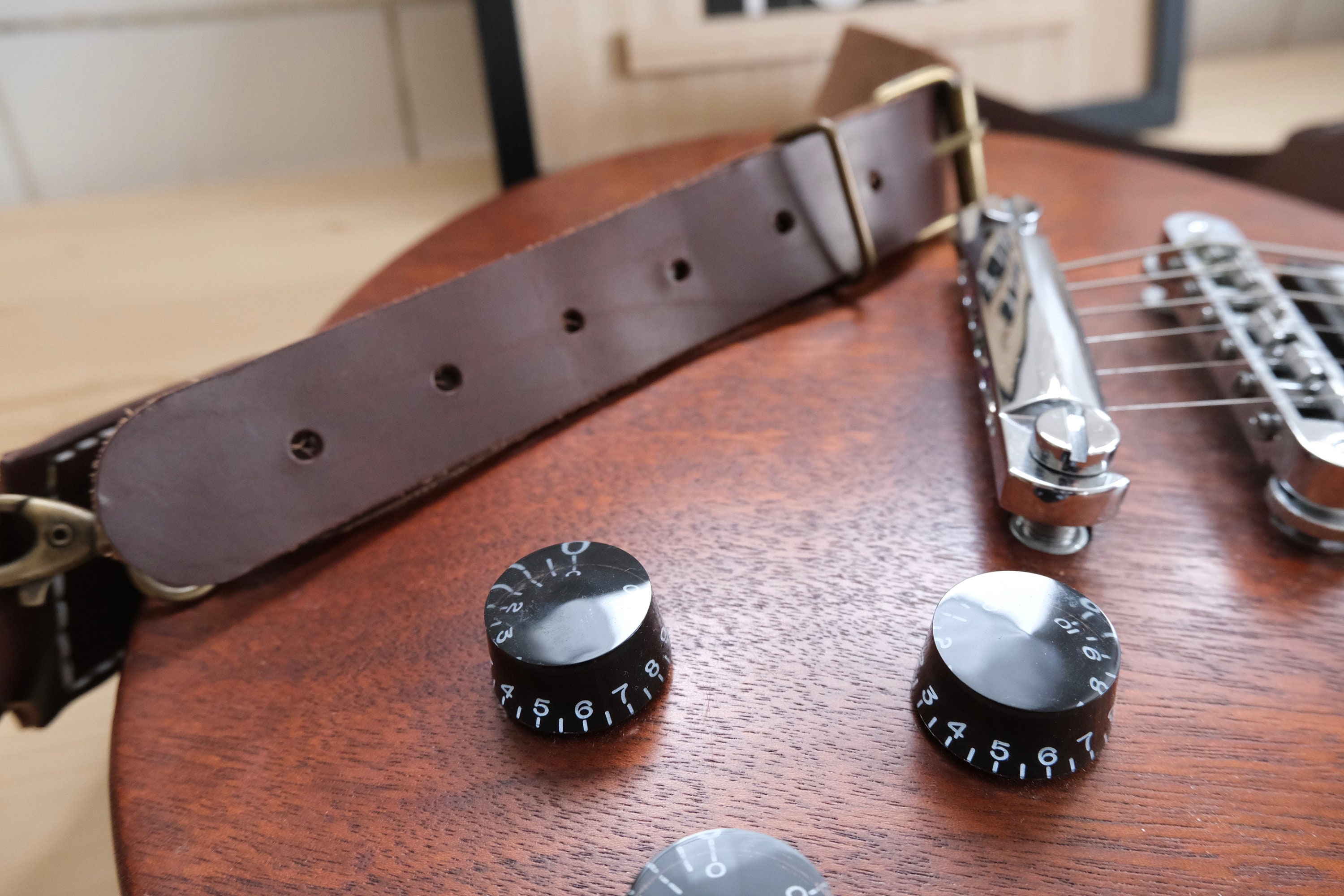 Leather Guitar Strap Pattern PDF Template Etsy