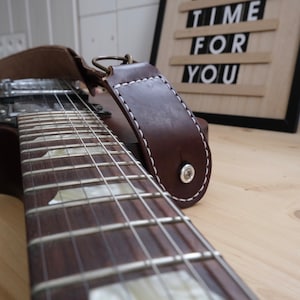 Leather Guitar Strap Pattern - PDF Template - Etsy