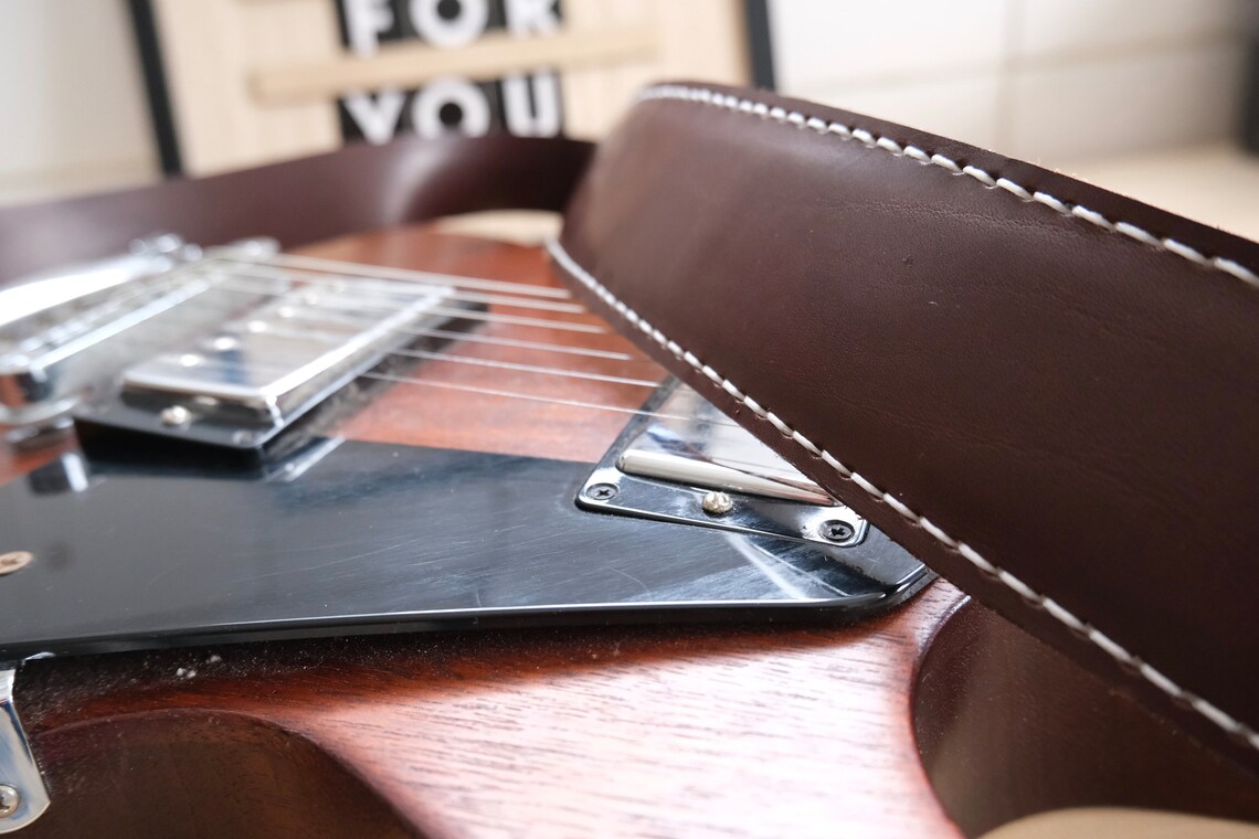 Leather Guitar Strap Pattern PDF Template Etsy
