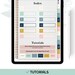 Digital Notebook With 12 Hyperlinked Tabs, 12 Subjects Sections, 40 ...