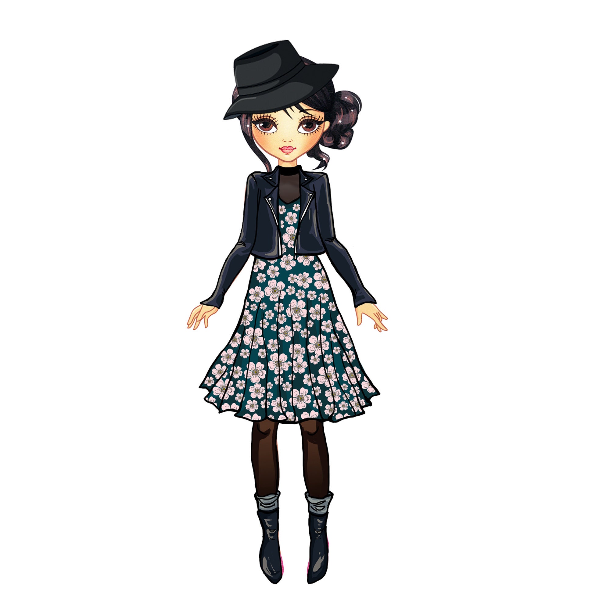 Paper Doll, Cut Out Ready to Play Paper Doll With Clothes, Kids