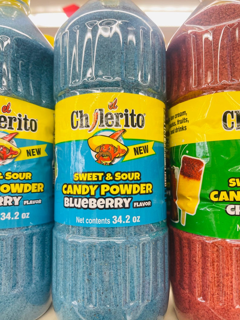 Sweet Sour Candy Powder Blueberry Flavor Fruit Powder Chamoy Etsy