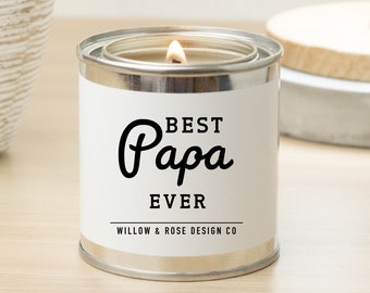 Best Papa Ever Candle, Birthday Gift, Funny Dad Candle, Best dad ever, 9oz Soy Candle, Funny Dad gifts, Papa candle, Appreciation gift,