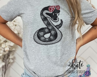 Rattlers shirt, snake shirt, rattlers baseball, school spirit shirt, team sports shirt, game day shirt, mascot shirt, baseball school shirt