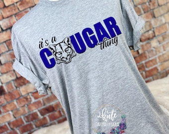 Cougars shirts, Cougars spirit shirt, sports shirt, game day shirt, cute team shirt, Cougars football, Cougars cheer, school spirit shirts