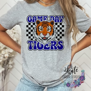 Tigers sports shirts, team sports shirt, tiger game day shirt, school spirit shirts, school spirit shirt, Tiger pride shirt, Tigers football
