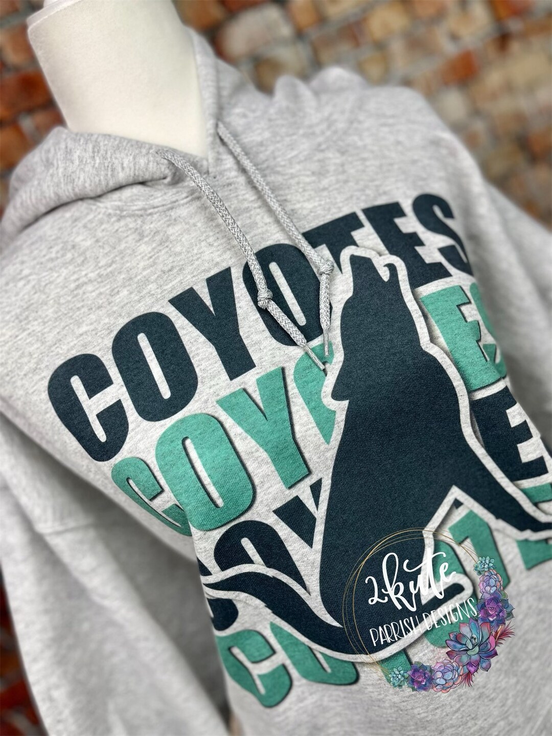 2KuteParrishDesigns Coyotes Spirit Shirt, Coyotes School Spirit, Team Mascot Shirt, Team Sports Shirt, Coyotes Football, Coyotes Shirts, School Spirit Tshirt