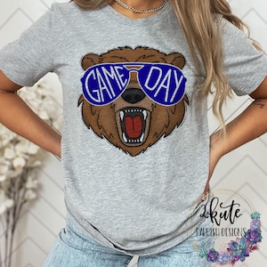 Bears sports shirts, school spirit shirt, team spirit shirts, Bears mascot, Bears spirit, Bears shirt, Game day shirt, Bears football