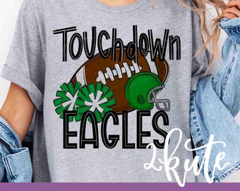 Eagles shirt, team spirit shirts, school spirit shirts, school pride shirt, team mom shirt, Eagles football shirt, unisex shirt, game day