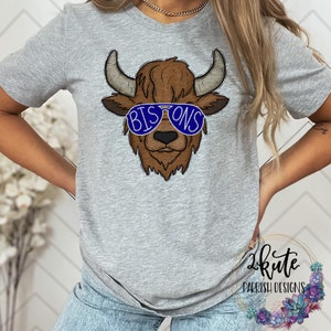 Bison shirts, Bisons spirit shirt, team sports shirt, game day, spirit wear, Bisons football, Bison cheer, school spirit shirt