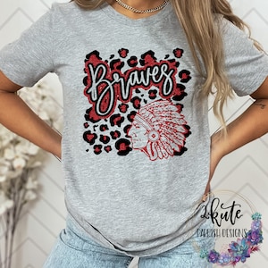 Braves shirts, Braves spirit shirt, sports shirt, football mom tshirt, Braves football, school spirit shirts, team spors shirt, faux glitter