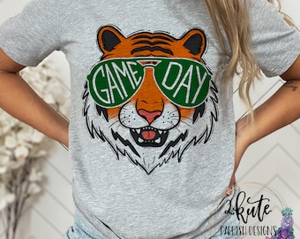 Tigers sports shirts, team sports shirt, tiger game day shirt, school spirit shirts, school spirit shirt, Tiger pride shirt, Tigers football