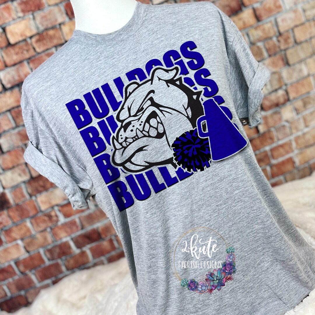 Bulldogs Cheer Shirt, Cheer Mom Shirt, School Spirit Shirts, Team