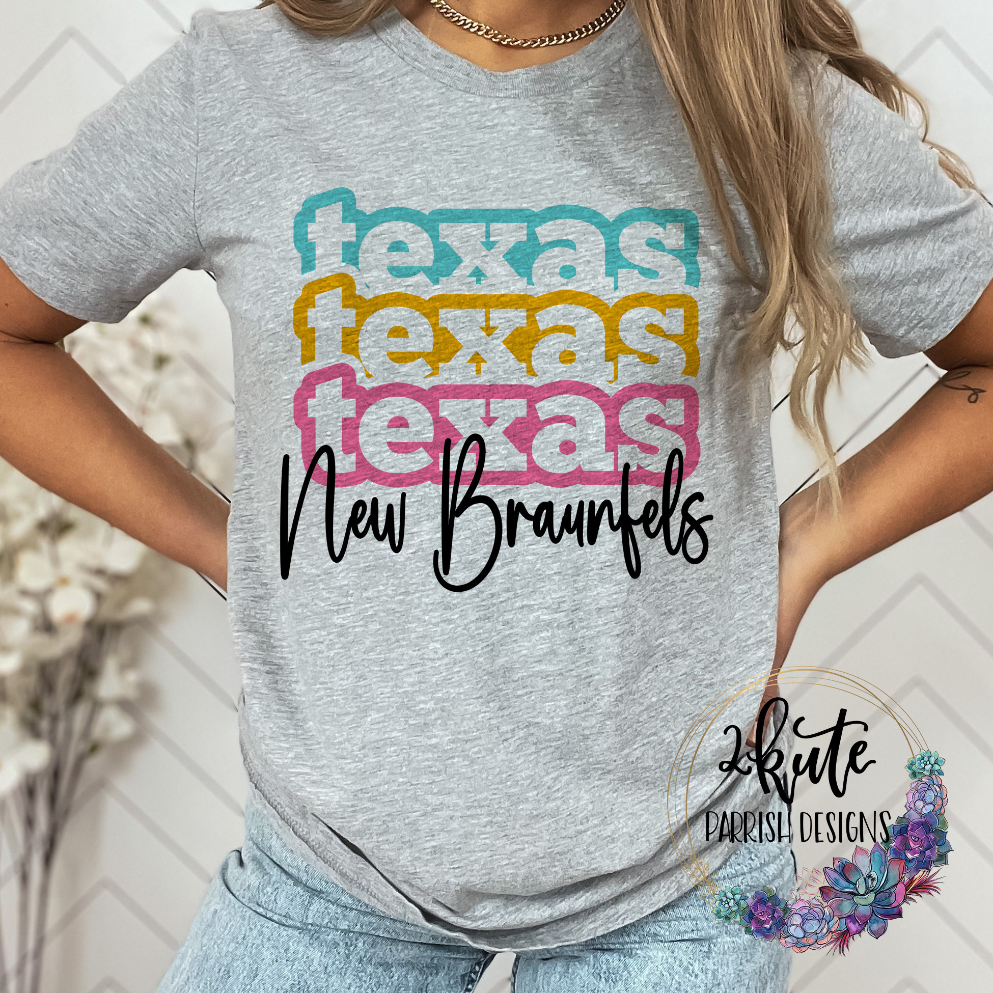 2KuteParrishDesigns Custom Texas Shirt