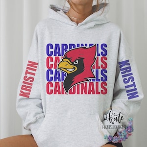 Cardinals spirit wear, school spirit hoodies, school spirit sweatshirt, high school sweatshirt customize, Cardinals Football, team sports