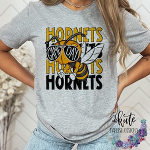 Hornets shirts, school spirit shirts, team sports shirt, hornets mascot, game day shirt, hornet tshirt, hornet football, school sports tee
