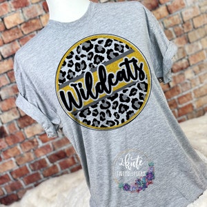 Wildcats shirts, Wildcats spirit shirt, leopard shirt, shirts women, wildcats football, team sports shirts, school spirit shirts, cheetah