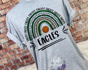 Eagles shirts, Eagles spirit shirt, sports shirt, basketball mom tshirt, Eagles basketball, team spirit shirts, school spirit shirts, women