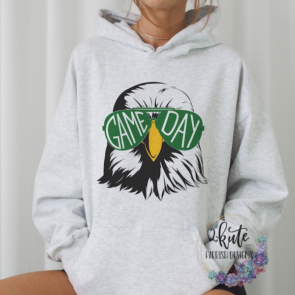Go eagles hoodie, Eagles hoodie, team sport sweatshirt, eagles sweatshirt, Eagles spirit wear, school spirit sweatshirt, school hoodies