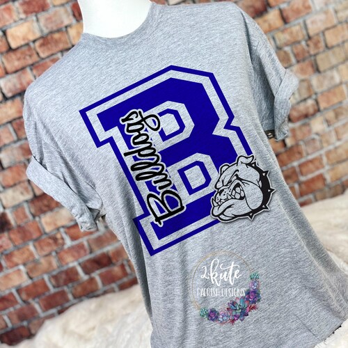Bulldogs Sports Shirts Sports Shirt School Sports Etsy
