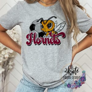 Hornets soccer, school spirit shirts, team sports shirt, hornets mascot, game day shirt, hornet tshirt, game day shirt, school sports tee