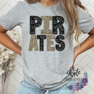 Pirates shirt, school mascot shirt, school spirit shirt, team sports shirts, pirate mascot shirt, pirates baseball, sports shirts, cute tee