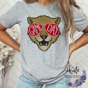 Cougars shirts, Cougars spirit shirt, sports shirt, game day shirt, cute team shirt, Cougars football, Cougars cheer, school spirit shirts