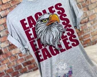 Eagles shirt, team spirit shirts, school spirit shirts, school pride shirt, team mom shirt, Eagles football shirt, sports shirts, comfy