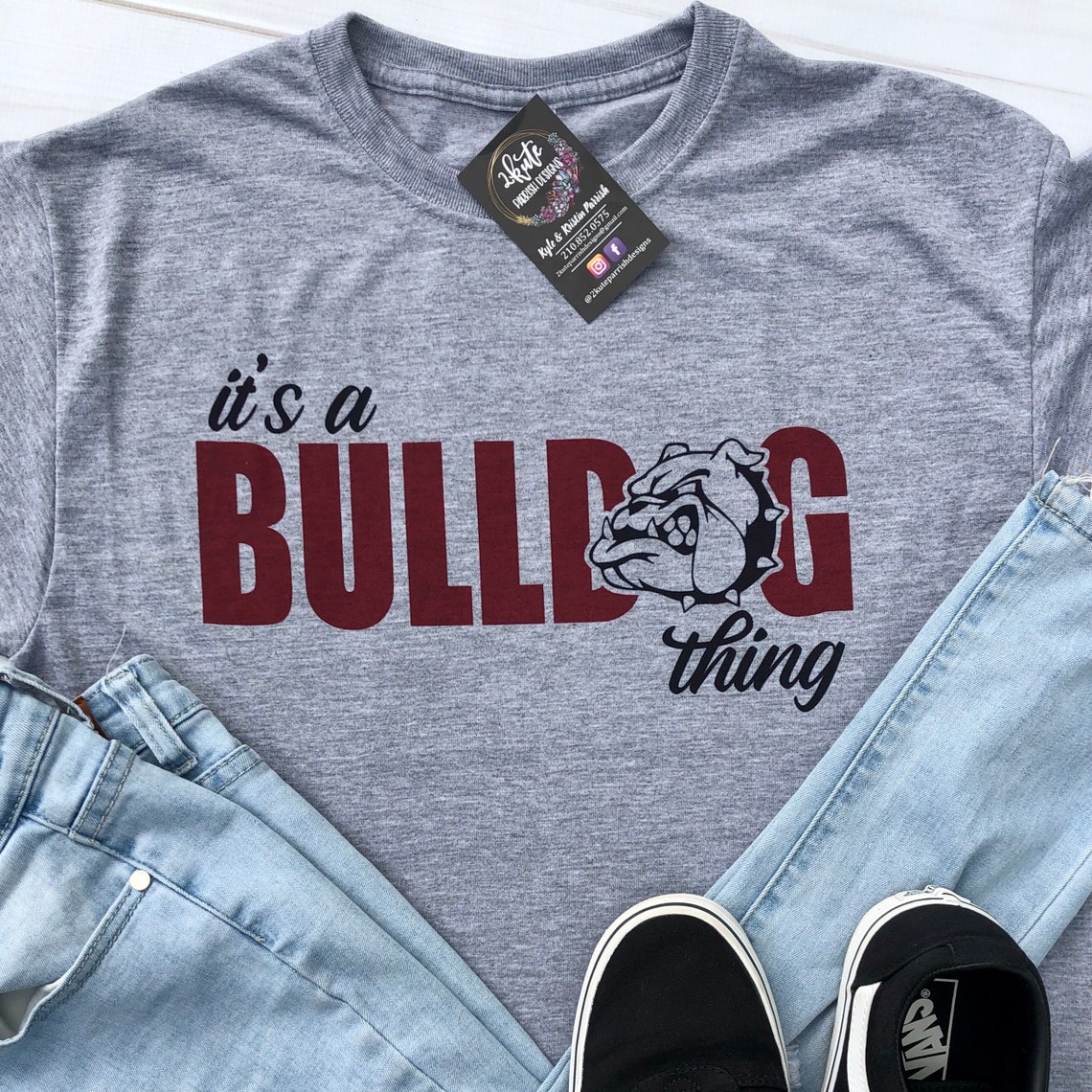 Its a bulldog thing sports Tshirt high school sports Etsy