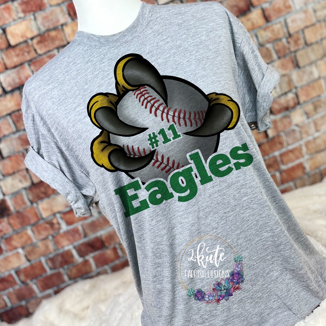 Eagles Baseball Shirt, Eagles Spirit Wear, Team Spirit Shirts, School