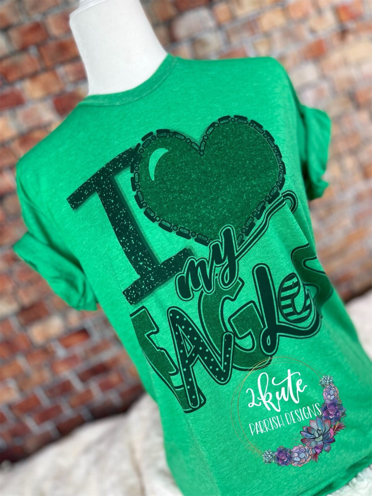 I Love My Eagles Sports T-shirt High School Sports Tee - Etsy Australia