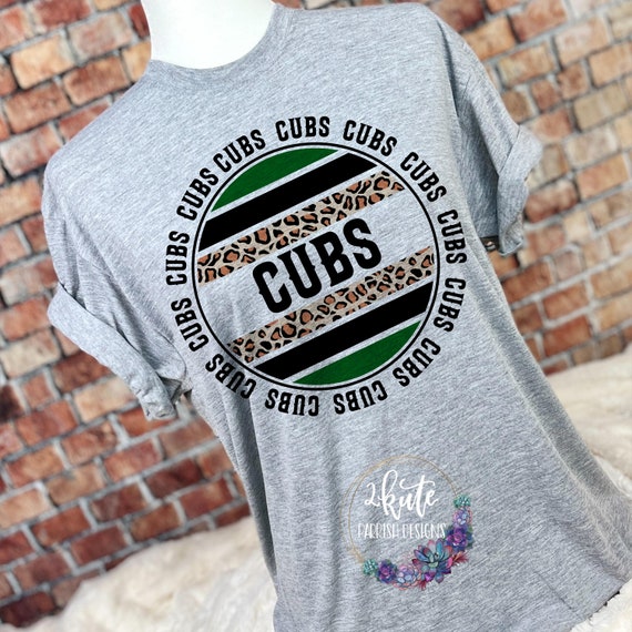 Cubs Shirts Cubs Spirit Shirt Sports Shirt Leopard Shirt 