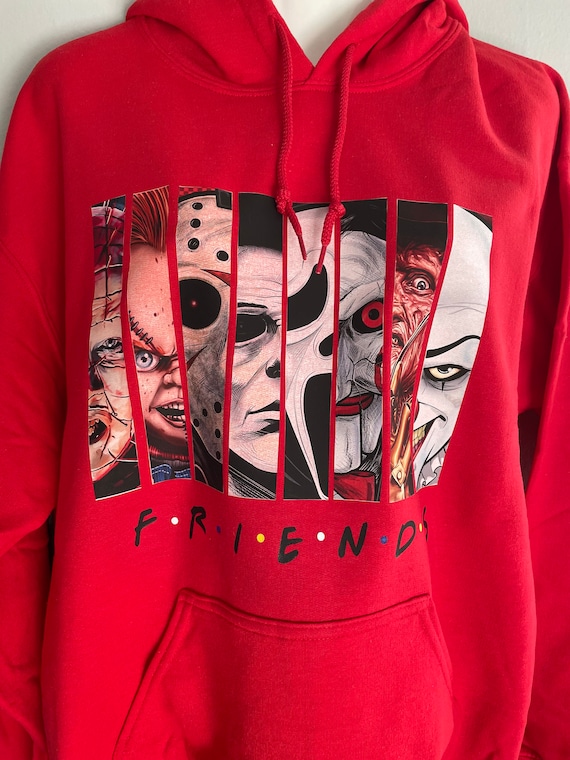 Horror Friends Hoodie Etsy