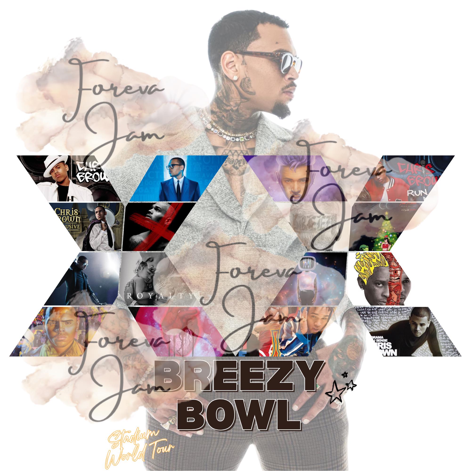 Breezy Bowl Tour 2025 album TShirt PNG Design, Bootleg Tee