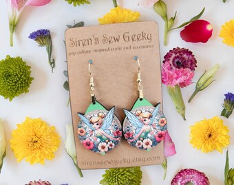 Tinkerbell Floral Earrings