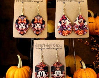Halloween Mouse Trick-or-Treat Spooky Earrings - 3 styles to choose from!