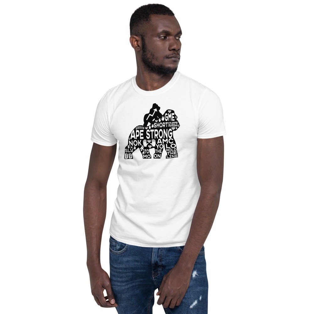 Ape Together Strong T Shirt Amc Game Stop Hold The Line To Etsy