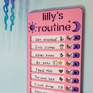 Routine Chart - Etsy