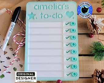 To-do List, Routine Chart, Chore Chart, Daily Checklist, Kids Daily Tasks | Magnetic | Dry-erase | Personalized | multiple colors