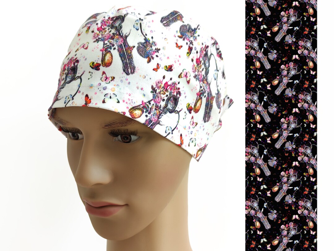 Urology Surgery Scrub Cap, Anatomy Scrub Hats, Surgical Nurse Cap, Male ...